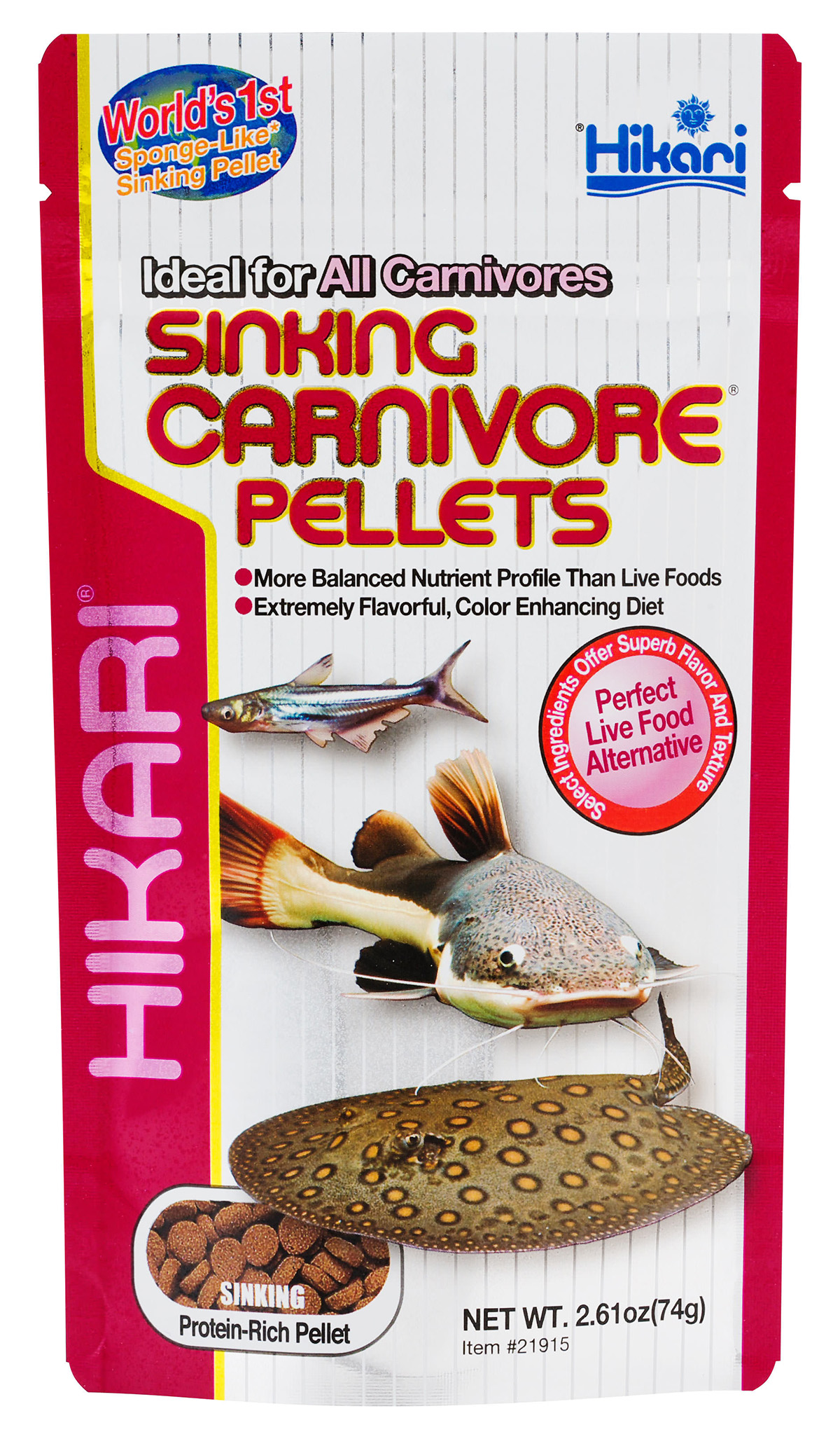 Sinking Carnivore Pellets Hikari Sales USA